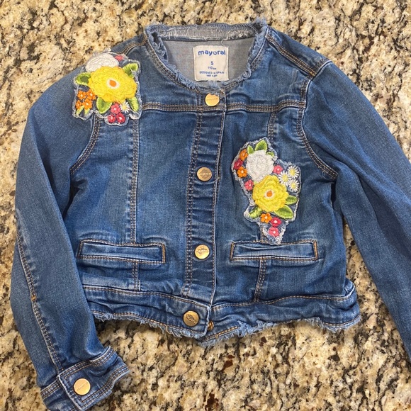 Mayoral Other - Mayoral 5T Jean Jacket embellished